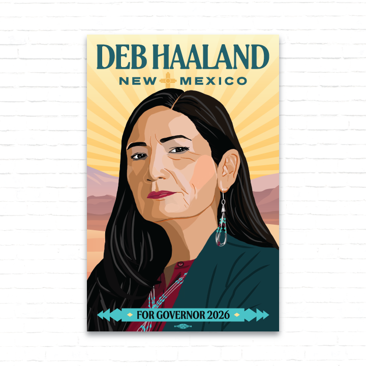 deb-haaland-11-x-17-poster-deb-haaland-for-new-mexico-store