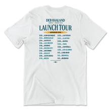 Load image into Gallery viewer, Launch Tour (Unisex White Tee)