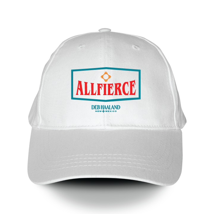 AllFierce (White Baseball Cap)