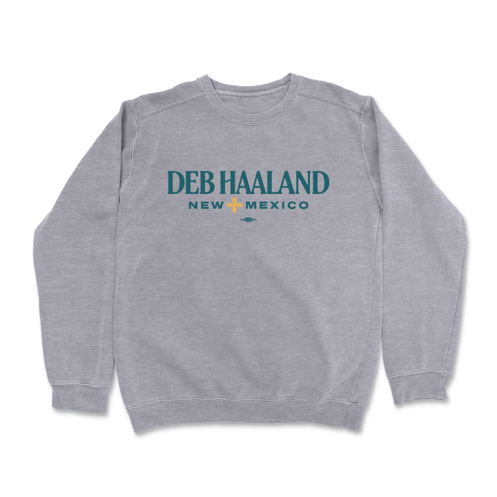 Deb Haaland (Dark Ash Crewneck Sweater)