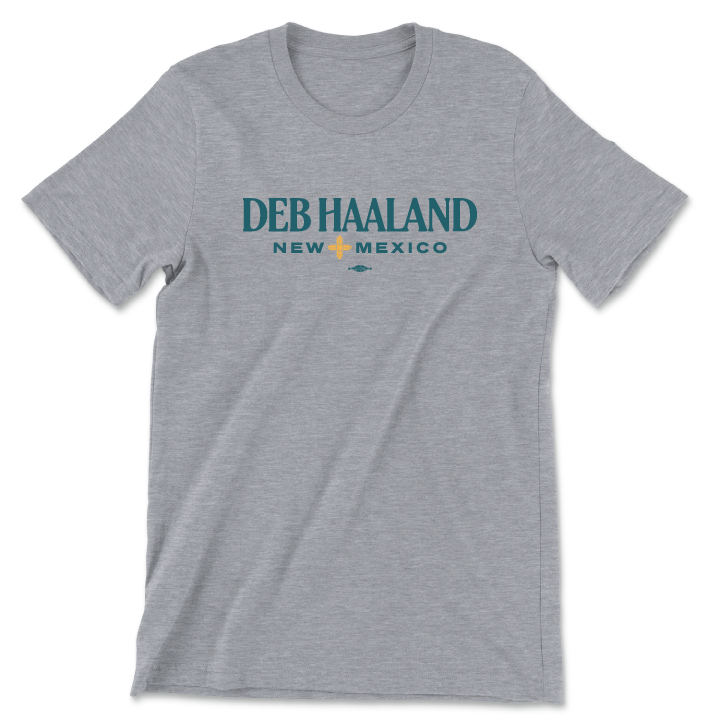 Deb Haaland (Unisex Athletic Heather Tee)